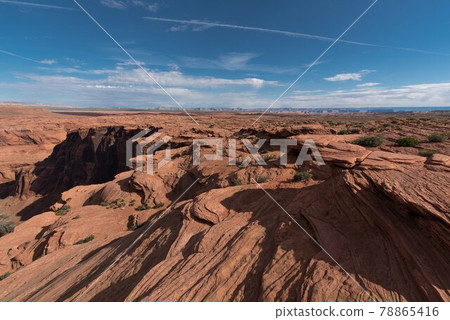 Horseshoe Bend along the Colorado River in Vermilion Cliffs National Monument, Arizona, USA 78865416