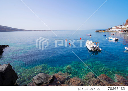 Amoudi bay, Santorini, Greece 78867483