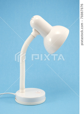 table lamp on azure background table lamp on azure background 78867876
