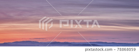 colorful sky over Yampa River valley at dawn colorful sky over Yampa River valley at dawn 78868059