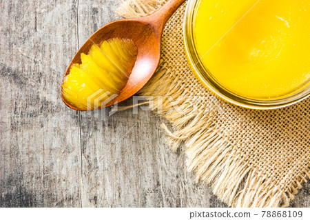 Ghee or clarified butter in jar Ghee or clarified butter in jar 78868109