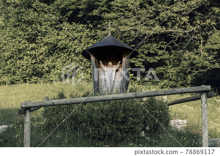 Wooden capital of Jesus Christ Wooden capital of Jesus Christ 78869117
