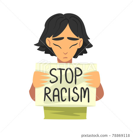 Young Asian Woman Holding Sign Board to Demand Equality, Woman Fighting Against Social Problems Cartoon Vector Illustration Young Asian Woman Holding Sign Board to Demand Equality, Woman Fighting Against Social Problems Cartoon Vector Illustration 78869118