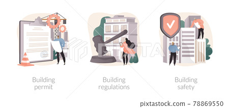 Construction business abstract concept vector illustrations. 78869550