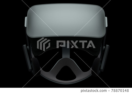 Virtual reality glasses isolated on black background. 3d rendering Virtual reality glasses isolated on black background. 3d rendering 78870148