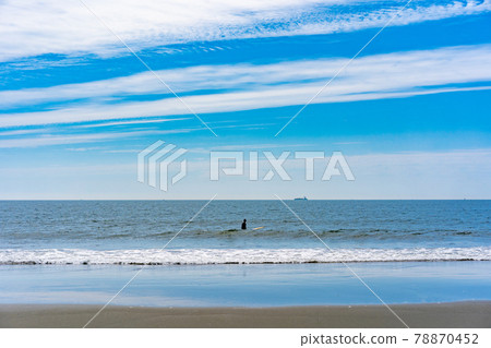 Surfers waiting for the waves 78870452