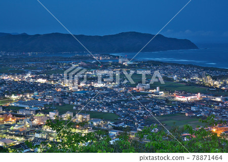 [Overlooking Nobeoka City from Atagoyama Observatory (Night)] Atagoyama, Nobeoka City, Miyazaki Prefecture 78871464
