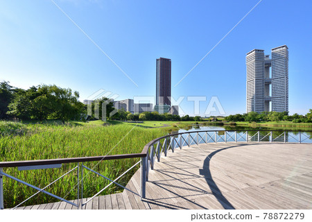 福岡島城風景島城中央公園塔大廈 78872279