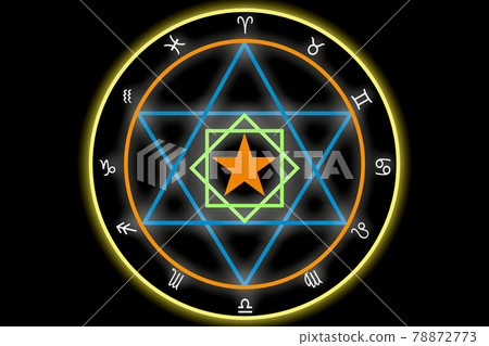 Rotating magic circle Rotating magic circle 78872773