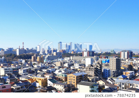 Nagoya city landscape 78874235