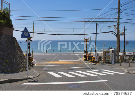 [鎌倉市]江之電鎌倉高中前站鐵路道口 78874627