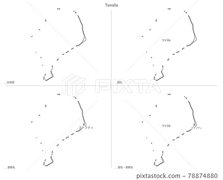 空白地圖-大洋洲-圖瓦盧 78874880