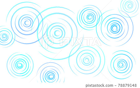 Rain ripples drawn in watercolor 78879148
