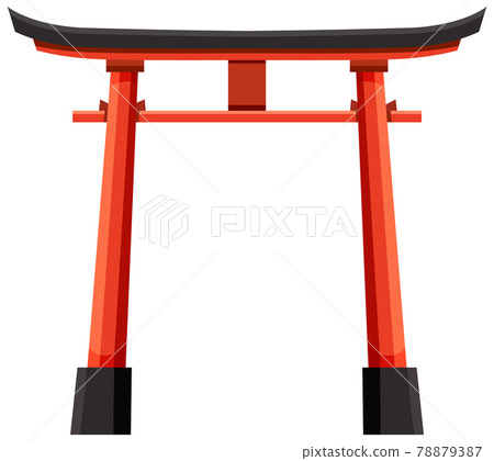 A Torii Gate Landmark of Shinto Shrine in Japan A Torii Gate Landmark of Shinto Shrine in Japan 78879387