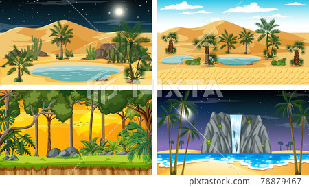 Four different nature horizontal scenes Four different nature horizontal scenes 78879467