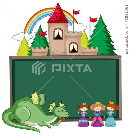 Fairy tale banner template Fairy tale banner template 78881561