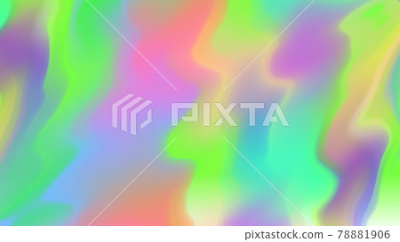 Rainbow color wave CG background wallpaper - Stock Illustration ...