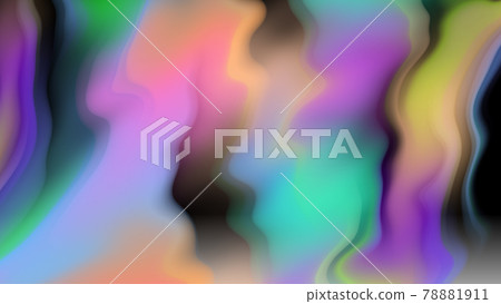 Rainbow color wave CG background wallpaper - Stock Illustration ...