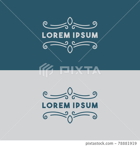 a simple frame of ornament vector image a simple frame of ornament vector image 78881919