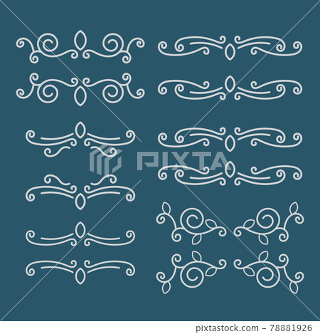 a simple frame of ornament vector image a simple frame of ornament vector image 78881926