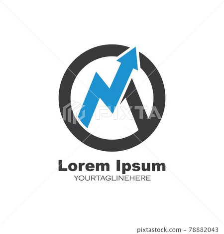 M Letter arrow Logo Template Vector M Letter arrow Logo Template Vector 78882043