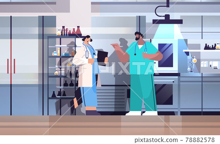 research scientist team working in lab researchers making chemical experiments in laboratory molecular engineering 78882578