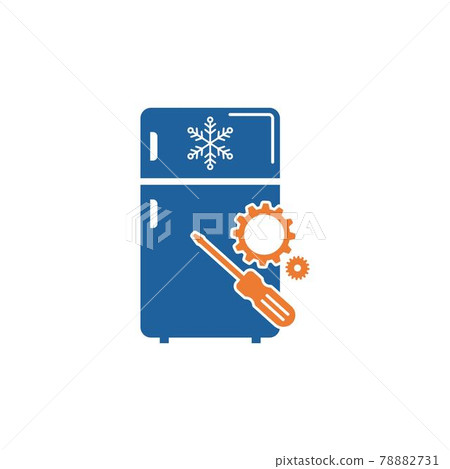 refrigerator repair and service vector illustration design refrigerator repair and service vector illustration design 78882731