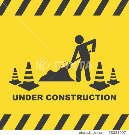 under construction vector illustration design under construction vector illustration design 78883097