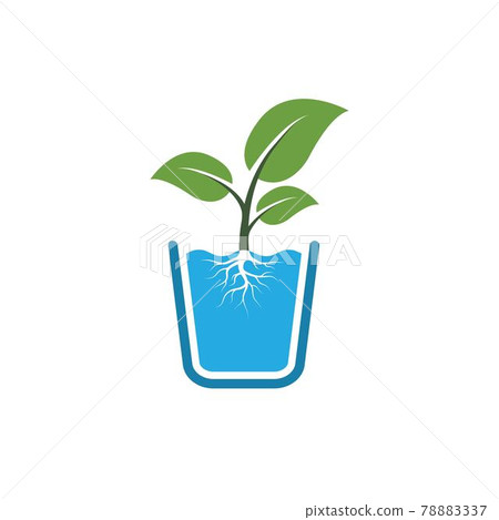 hydroponics logo vector illustration design 78883337