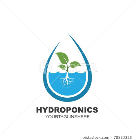 hydroponics logo vector illustration design 78883338