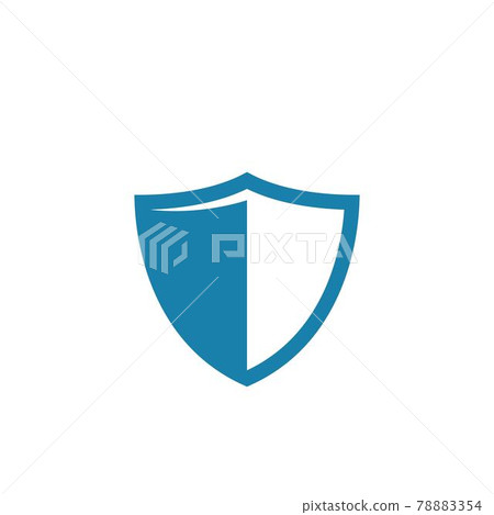 Shield symbol logo template vector Shield symbol logo template vector 78883354
