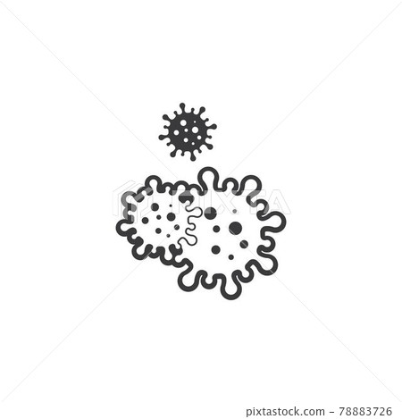 virus and bacteria icon vector illustration design virus and bacteria icon vector illustration design 78883726