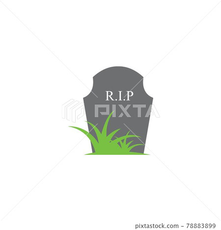 gravestone vector illustration design 78883899