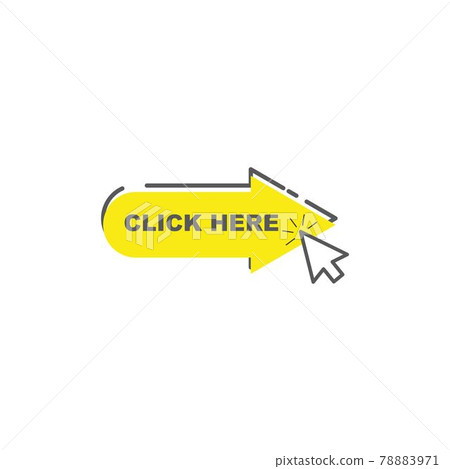 click here cursor for link website vector illustration click here cursor for link website vector illustration 78883971