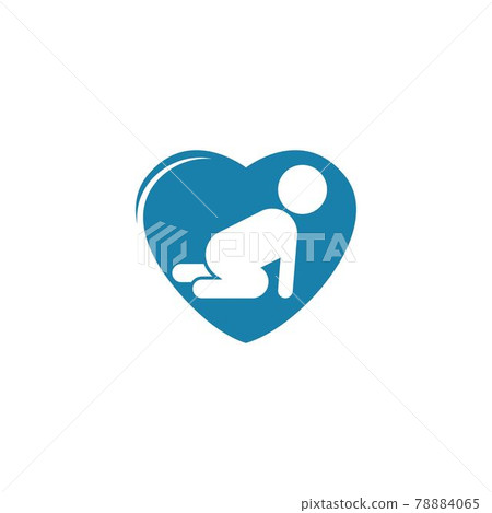 crawling baby vector illustration design 78884065
