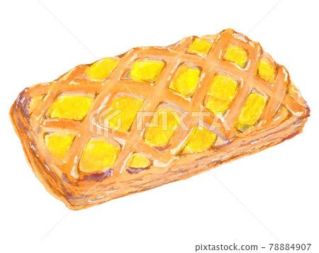 手繪飲食菜單蘋果派 手繪飲食菜單蘋果派 78884907