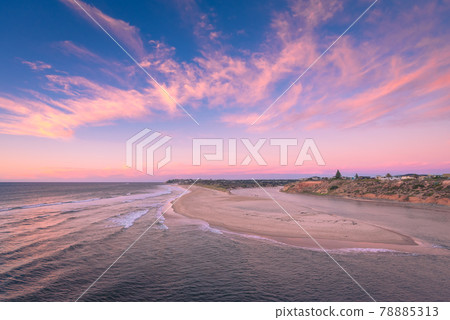 Southport Beach view from the lookout 78885313
