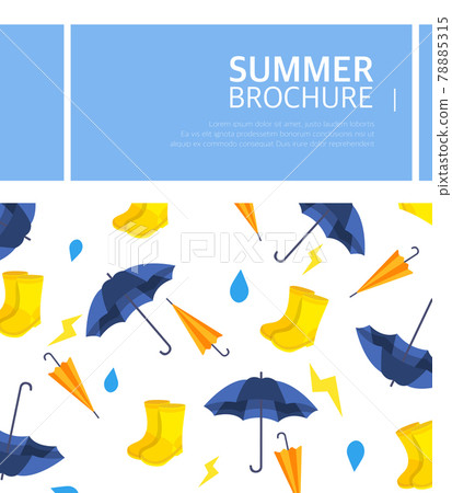 Summer Related Frame Brochure Design 07 Summer Related Frame Brochure Design 07 78885315