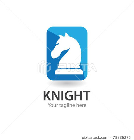 Chess knight logo icon Chess knight logo icon 78886275