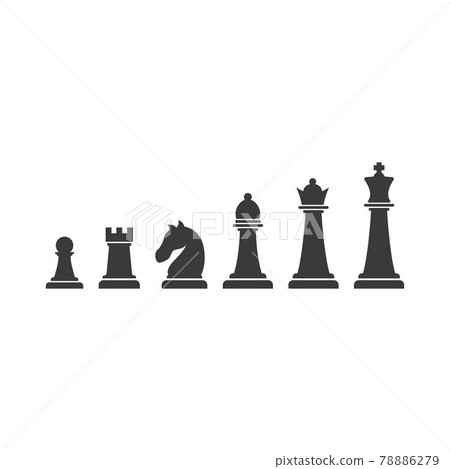 Chess icon set ilustration - Stock Illustration [78886279] - PIXTA
