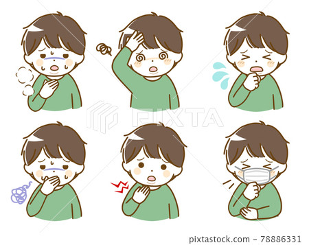 A fat little boy who is sick 78886331