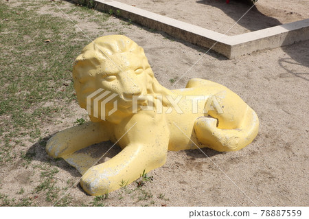 日本公園玩具套裝動物對象獅子 日本公園玩具套裝動物對象獅子 78887559