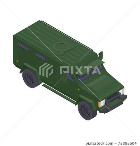 Isometric Military Vehicle 78888604