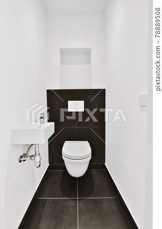 Bathroom with marble walls 78889508