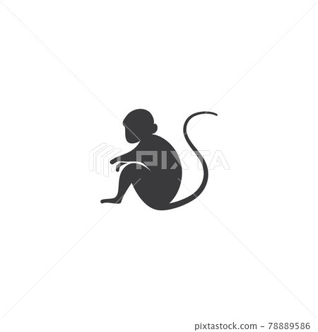 Monkey logo ilustration Monkey logo ilustration 78889586