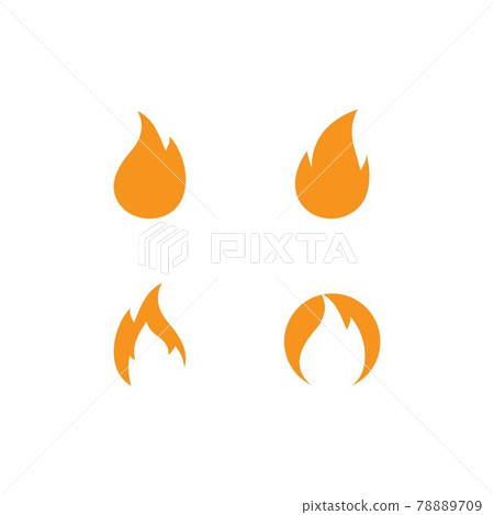 Fire flame Logo Fire flame Logo 78889709