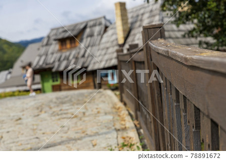 Drvengrad, Serbia- 18 September 2020: Kustendorf, traditional wooden village Drvengrad built by Emir Kusturica. Mokra Gora in Zlatibor surroundings Drvengrad, Serbia- 18 September 2020: Kustendorf, traditional wooden village Drvengrad built by Emir Kusturica. Mokra Gora in Zlatibor surroundings 78891672