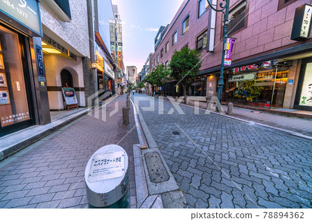 日本東京城市景觀 Esplanade Akasaka 的綽號病房道路和城市景觀 日本東京城市景觀 Esplanade Akasaka 的綽號病房道路和城市景觀 78894362