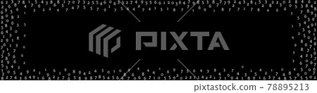 Falling numbers, big data concept. Binary white orderly flying digits. Pleasant futuristic banner on black background. Digital vector illustration with falling numbers. Falling numbers, big data concept. Binary white orderly flying digits. Pleasant futuristic banner on black background. Digital vector illustration with falling numbers. 78895213