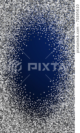 Round silver glitter luxury sparkling confetti. Sc Round silver glitter luxury sparkling confetti. Sc 78895610